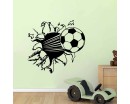 Soccer Ball Hit Break Through Wall